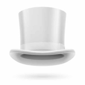 White hat representing link building