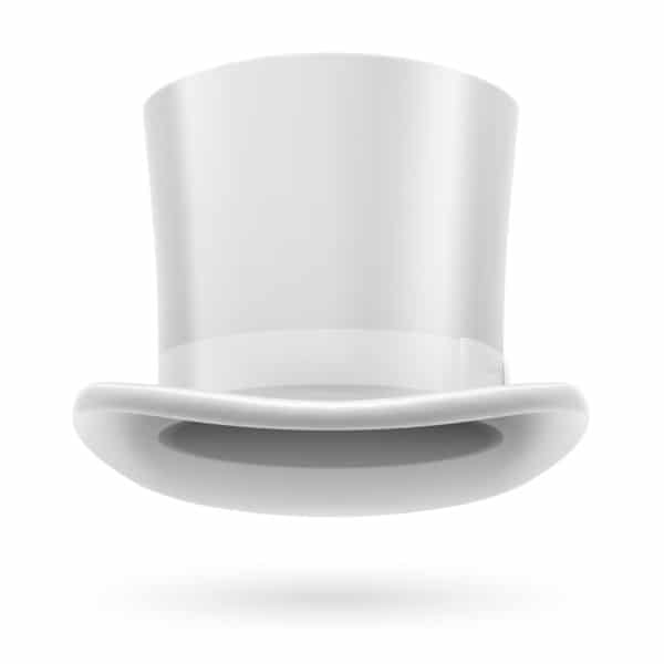 White hat representing link building