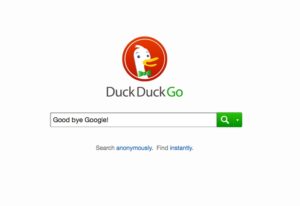 DuckDuckGo search bar