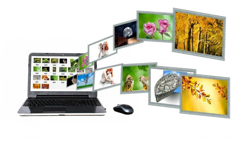 A computer showing Google Reverse Image search results