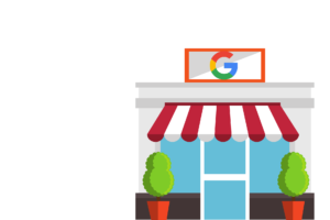 Google my business store with logo